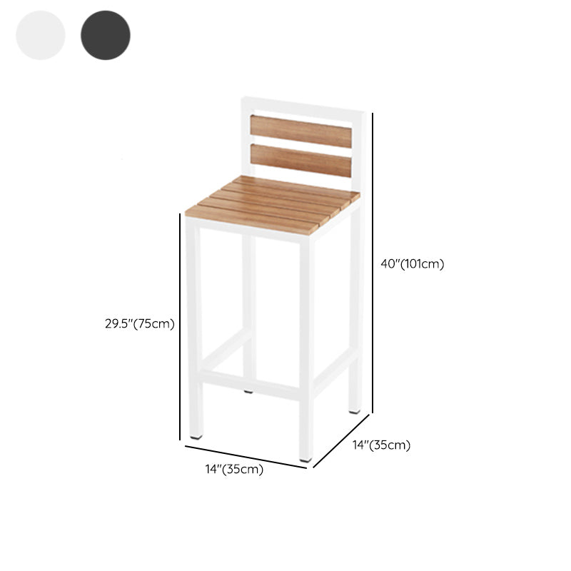 Modern Rectangle Wood Counter Table 1/5/9 Pieces Bar Table Set with High Stools for Bar