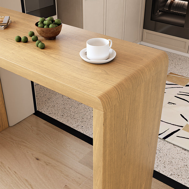 Glam Style Wooden Bar Table 1/2/3 Pieces Rectangle Bar Table Set for Home Use