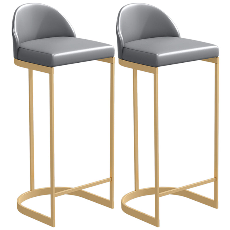 Armless Counter Height Stools Glam Counter and Bar Stool for Restaurant
