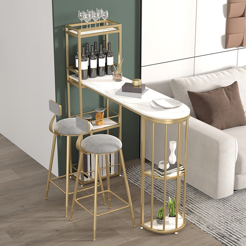 Industrial Counter and Bar Stool Armless Counter Height Stools