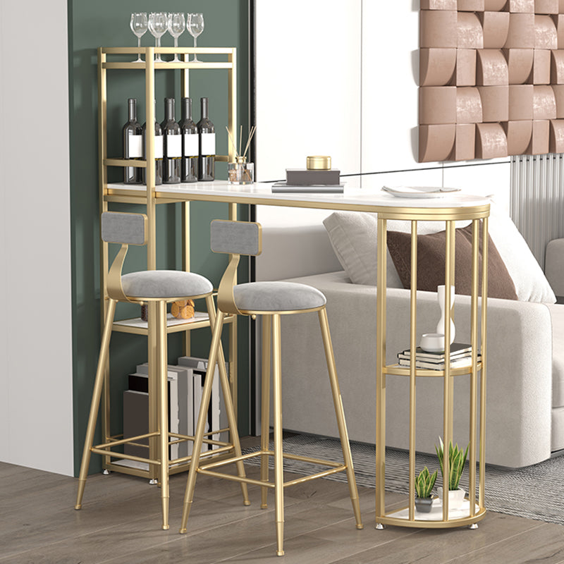 Industrial Counter and Bar Stool Armless Counter Height Stools