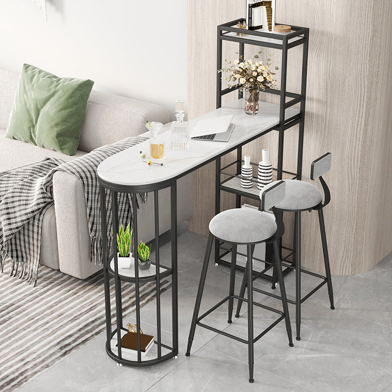 Industrial Counter and Bar Stool Armless Counter Height Stools