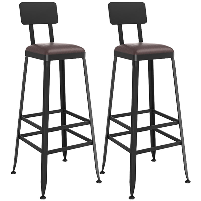 Contemporary Counter Height Stools Low Back Counter Chair for Restaurant
