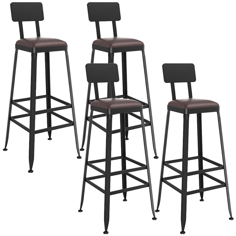 Contemporary Counter Height Stools Low Back Counter Chair for Restaurant