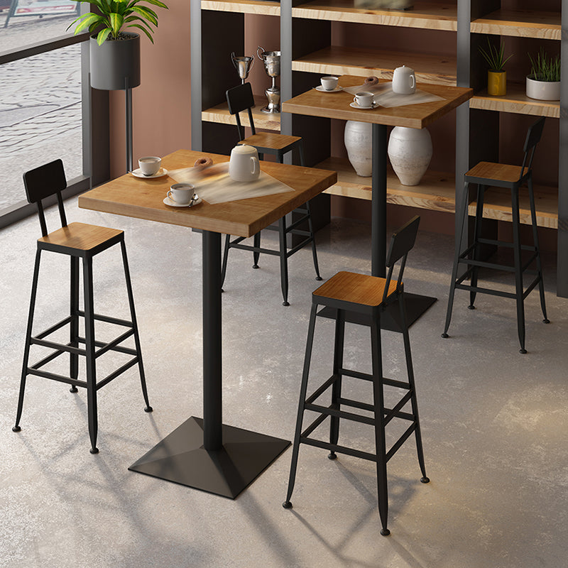Contemporary Counter Height Stools Low Back Counter Chair for Restaurant