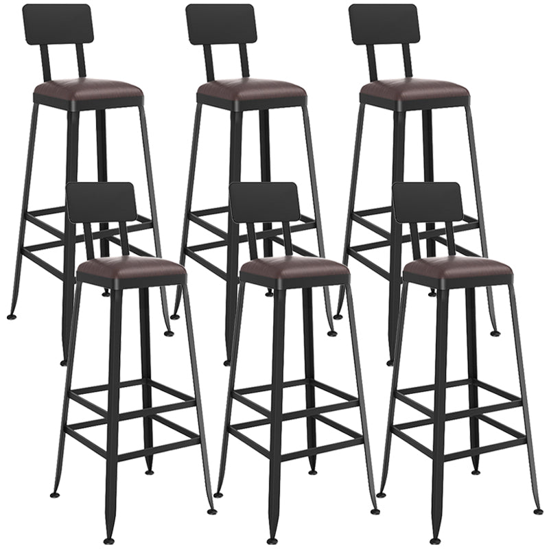 Contemporary Counter Height Stools Low Back Counter Chair for Restaurant