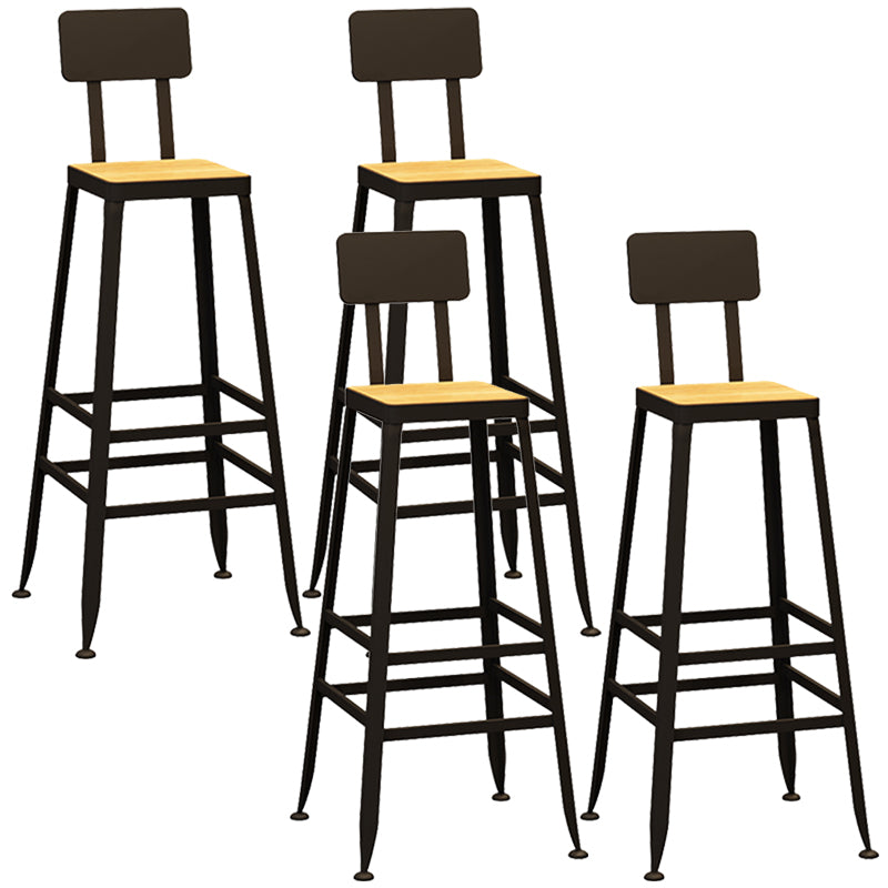 Contemporary Counter Height Stools Low Back Counter Chair for Restaurant