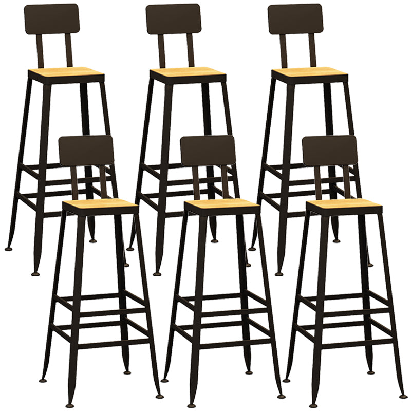 Contemporary Counter Height Stools Low Back Counter Chair for Restaurant