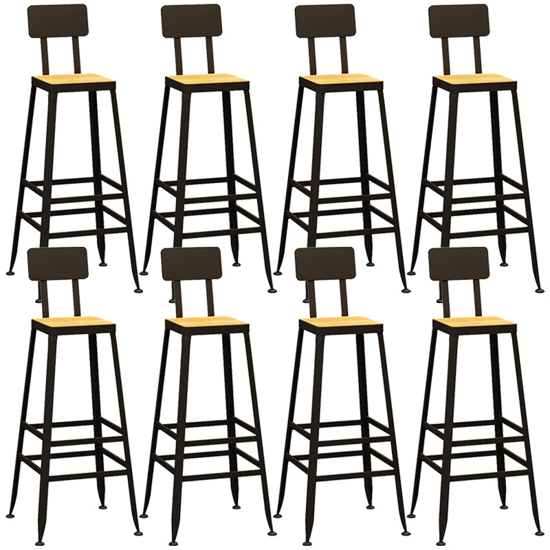 Contemporary Counter Height Stools Low Back Counter Chair for Restaurant