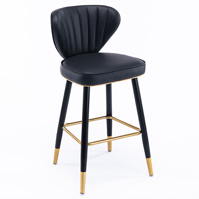 Industrial Counter Chair Low Back Counter Height Stools for Restaurant