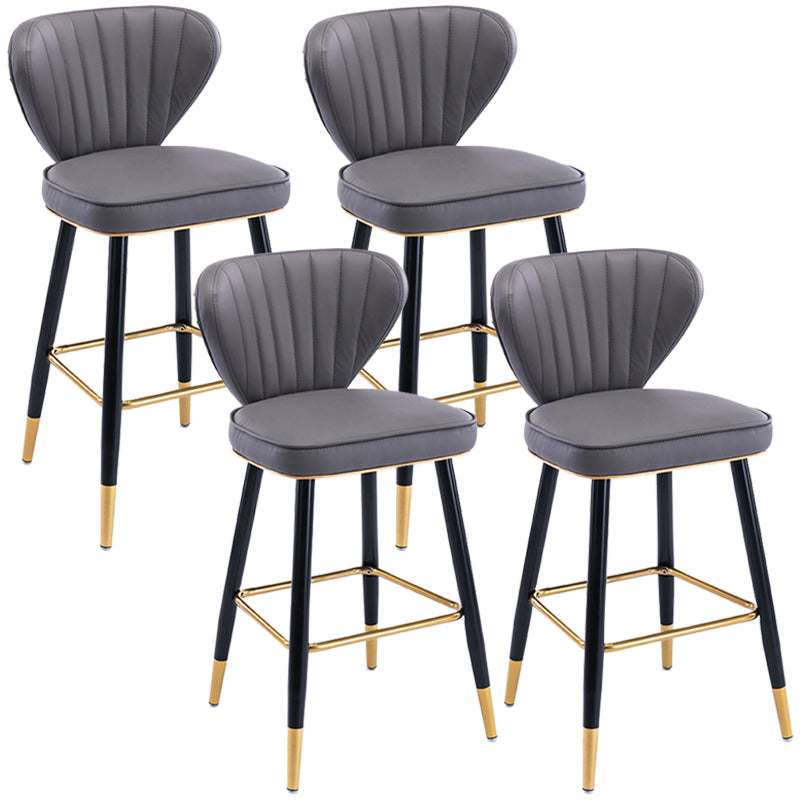 Industrial Counter Chair Low Back Counter Height Stools for Restaurant