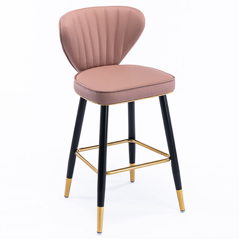 Industrial Counter Chair Low Back Counter Height Stools for Restaurant