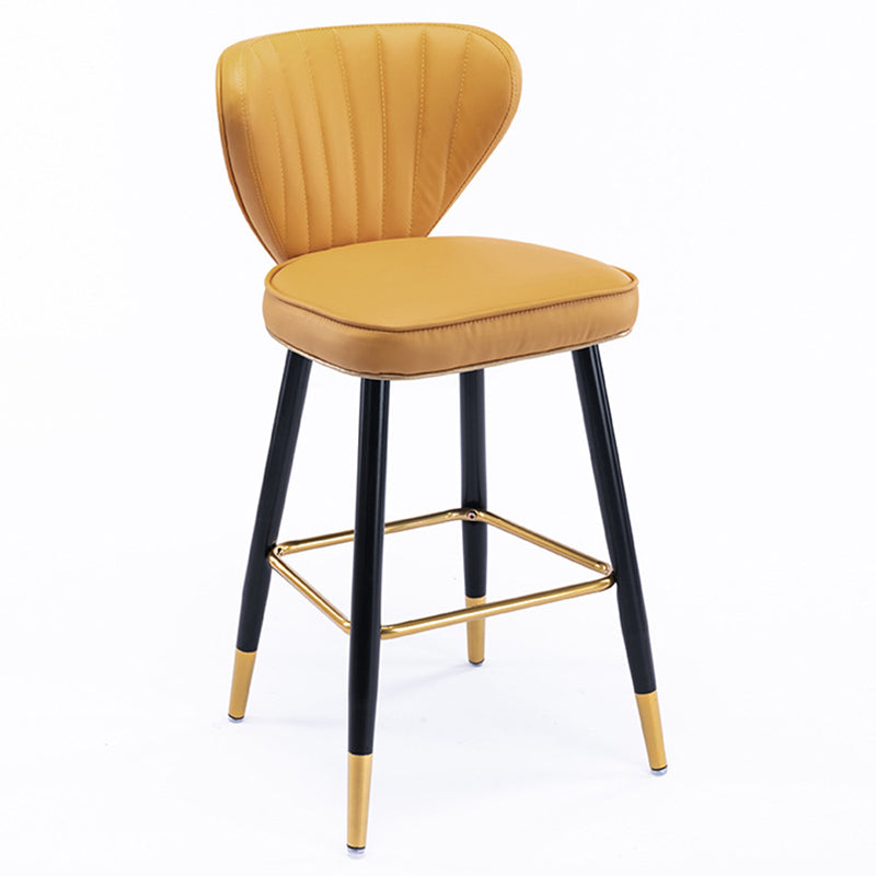 Industrial Counter Chair Low Back Counter Height Stools for Restaurant