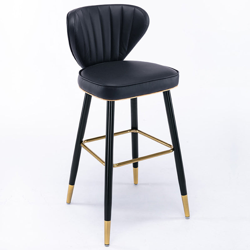 Industrial Counter Chair Low Back Counter Height Stools for Restaurant