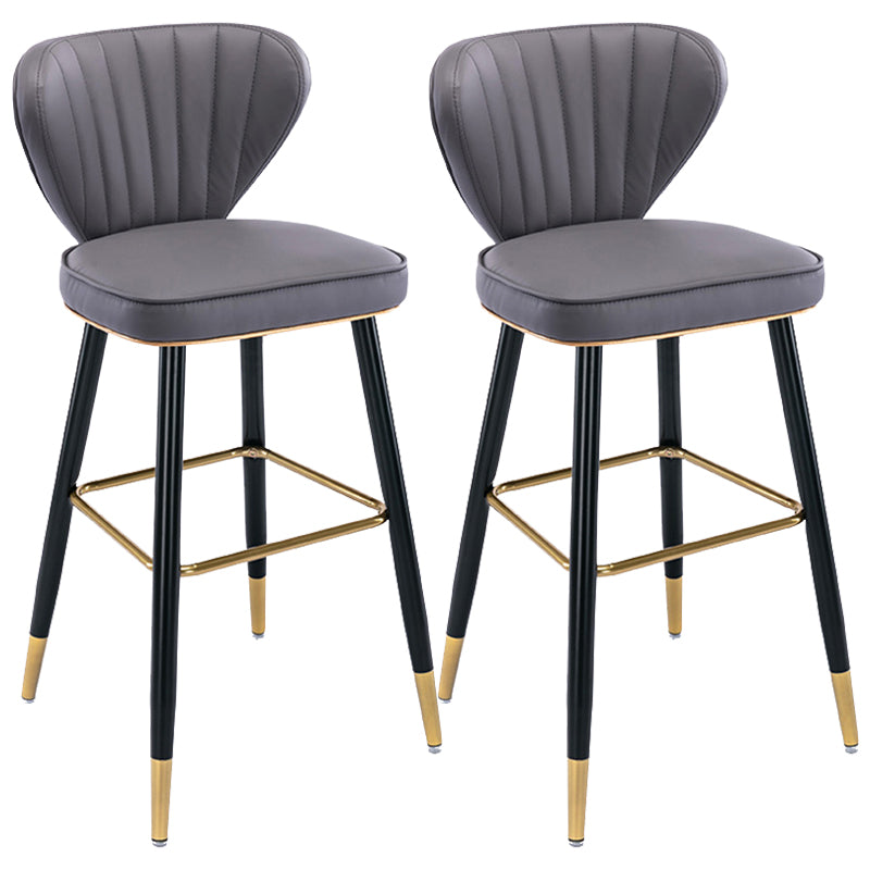 Industrial Counter Chair Low Back Counter Height Stools for Restaurant