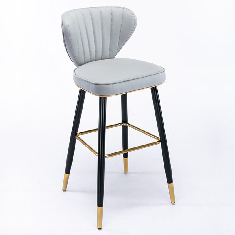 Industrial Counter Chair Low Back Counter Height Stools for Restaurant