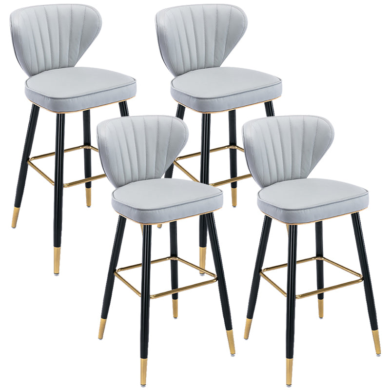 Industrial Counter Chair Low Back Counter Height Stools for Restaurant