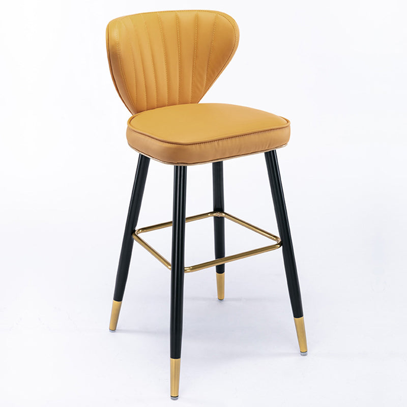 Industrial Counter Chair Low Back Counter Height Stools for Restaurant