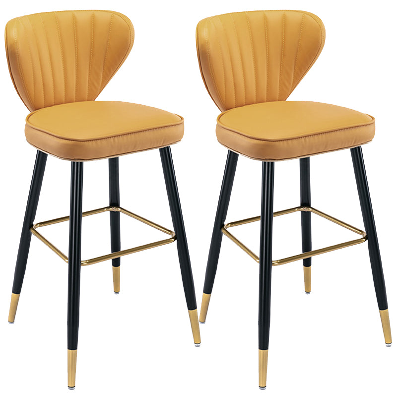 Industrial Counter Chair Low Back Counter Height Stools for Restaurant