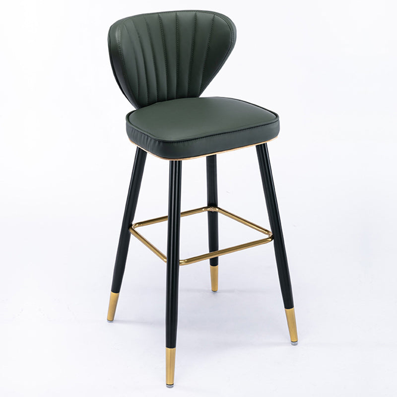 Industrial Counter Chair Low Back Counter Height Stools for Restaurant