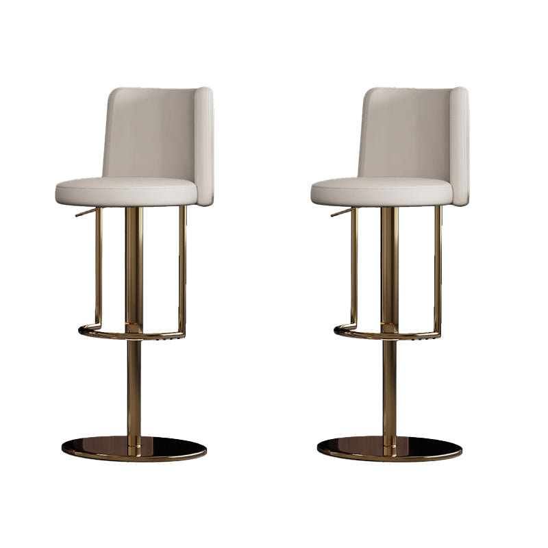 Industrial Adjustable Bar Stool Low Back Counter Bar Stool for Home