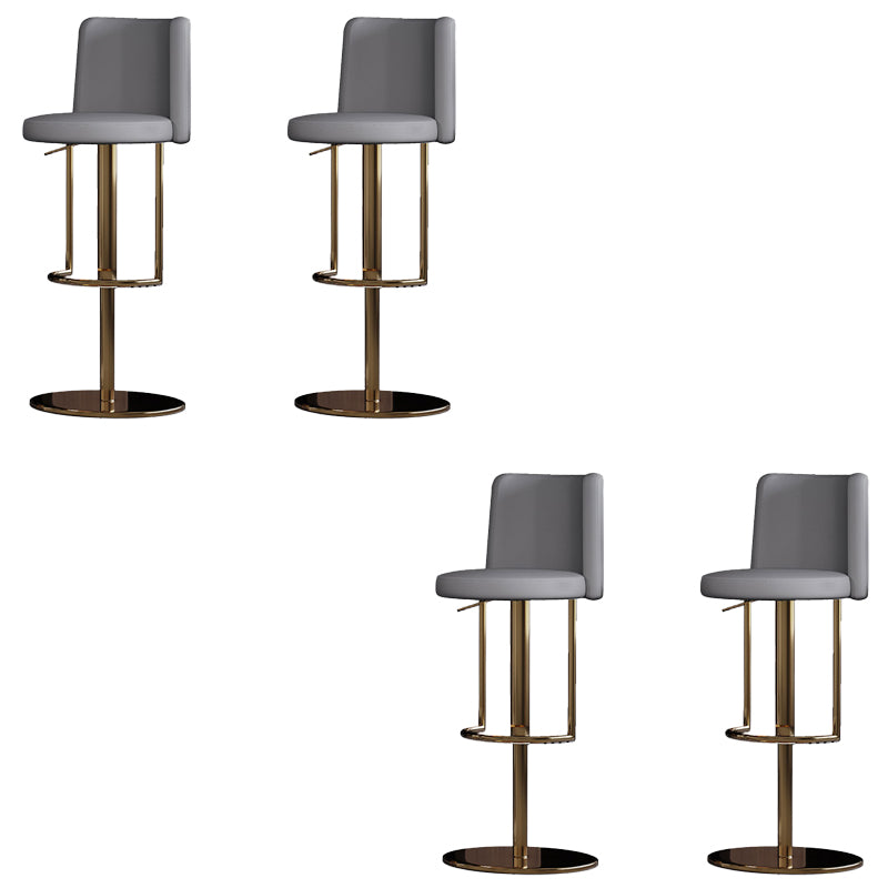 Industrial Adjustable Bar Stool Low Back Counter Bar Stool for Home