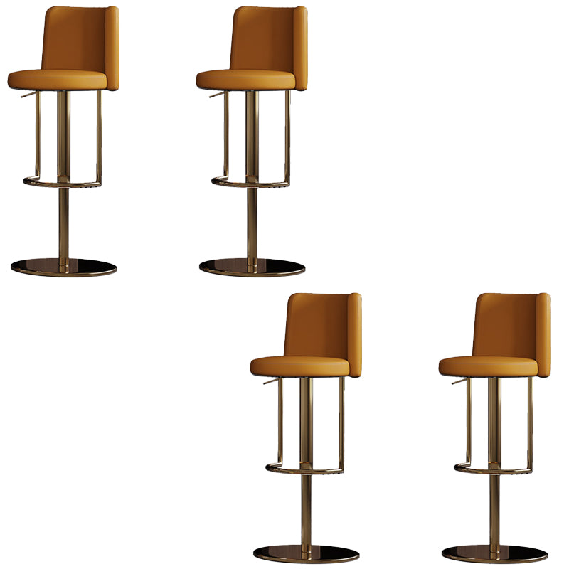 Industrial Adjustable Bar Stool Low Back Counter Bar Stool for Home
