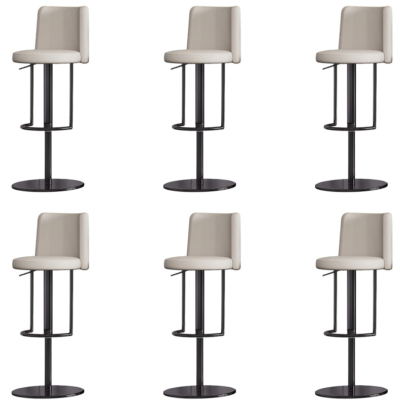 Industrial Adjustable Bar Stool Low Back Counter Bar Stool for Home