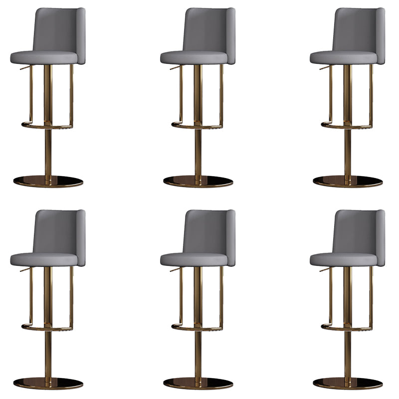 Industrial Adjustable Bar Stool Low Back Counter Bar Stool for Home