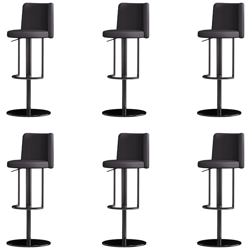 Industrial Adjustable Bar Stool Low Back Counter Bar Stool for Home