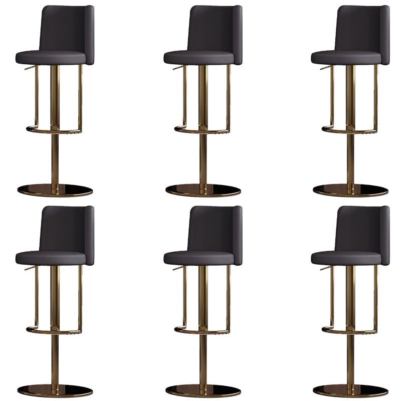 Industrial Adjustable Bar Stool Low Back Counter Bar Stool for Home