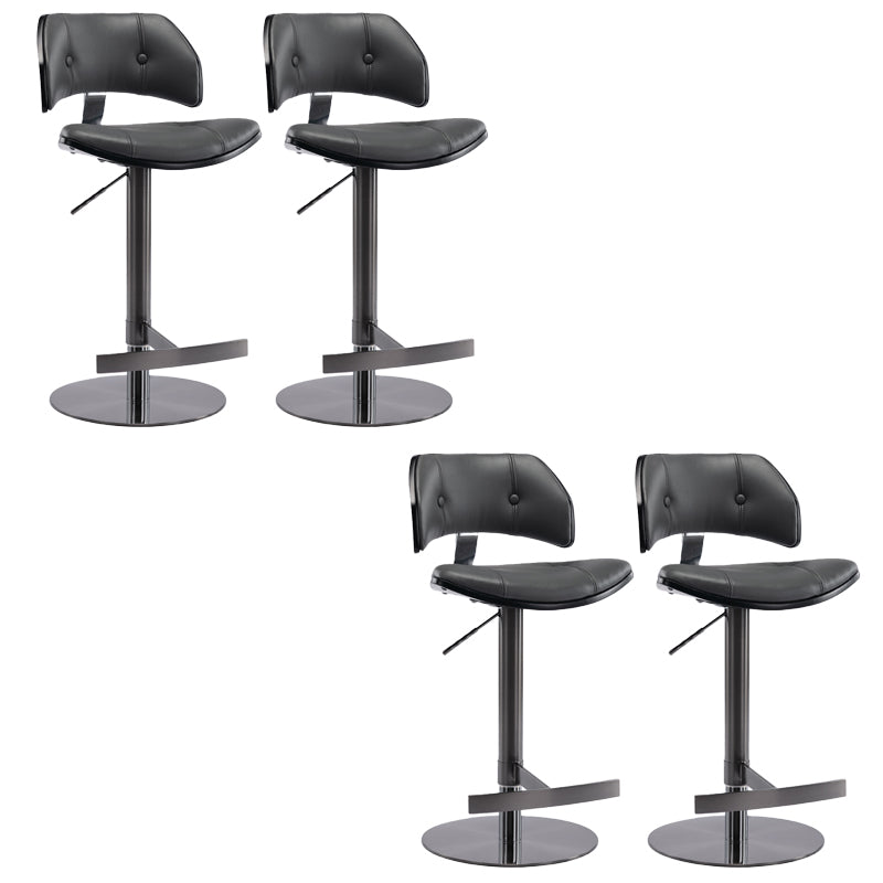 Industrial Rotatable Bar Stool Low Back Counter Bar Stool for Home