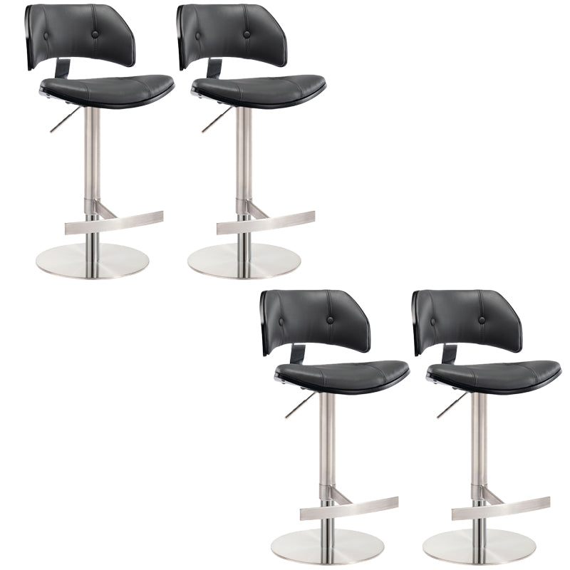 Industrial Rotatable Bar Stool Low Back Counter Bar Stool for Home