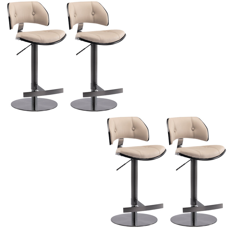 Industrial Rotatable Bar Stool Low Back Counter Bar Stool for Home