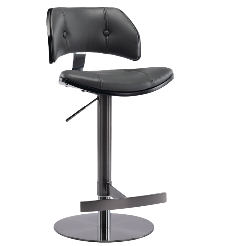 Industrial Rotatable Bar Stool Low Back Counter Bar Stool for Home
