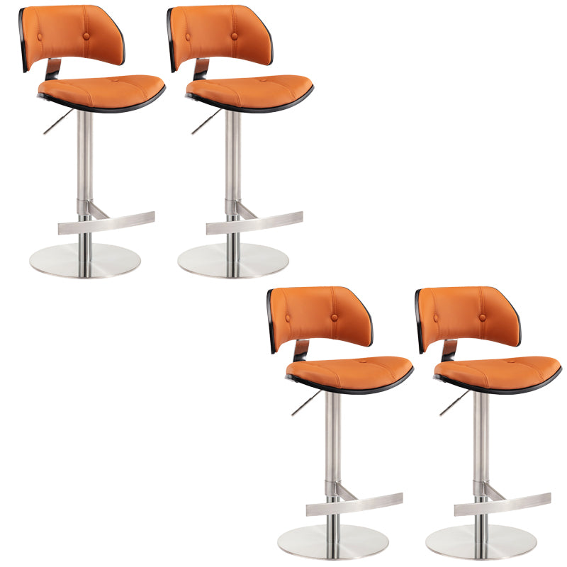 Industrial Rotatable Bar Stool Low Back Counter Bar Stool for Home