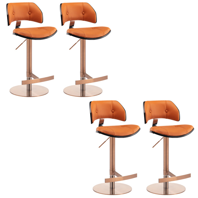 Industrial Rotatable Bar Stool Low Back Counter Bar Stool for Home