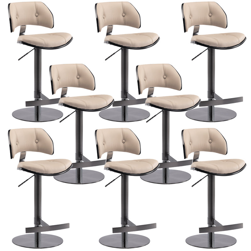 Industrial Rotatable Bar Stool Low Back Counter Bar Stool for Home