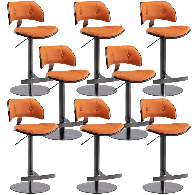Industrial Rotatable Bar Stool Low Back Counter Bar Stool for Home