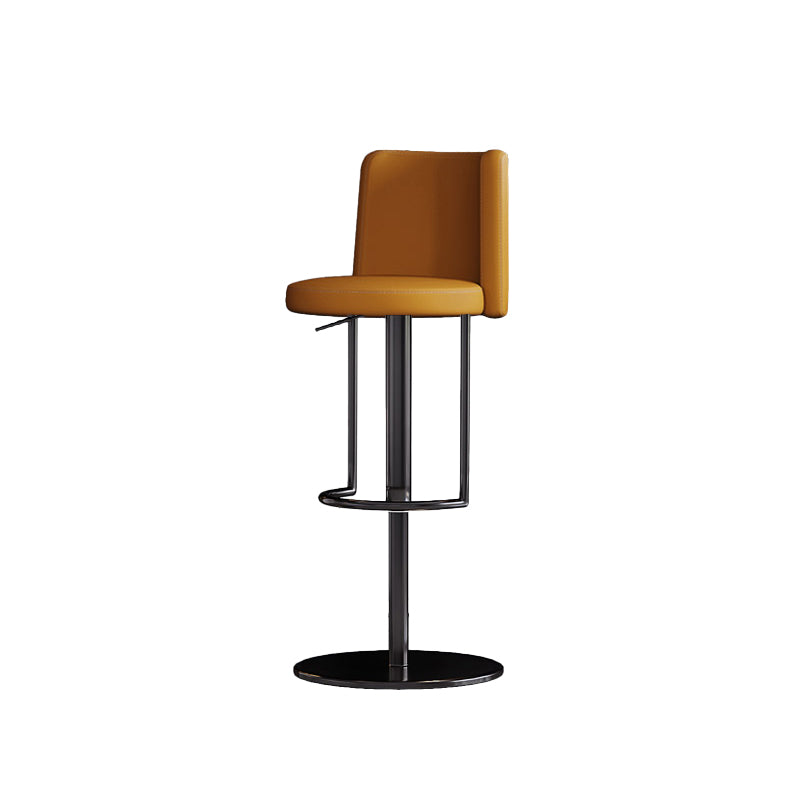 Industrial Adjustable Bar Stool Low Back Counter Bar Stool for Kitchen