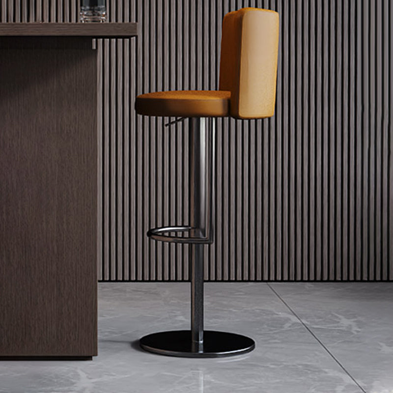 Industrial Adjustable Bar Stool Low Back Counter Bar Stool for Kitchen