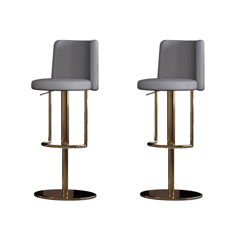 Industrial Adjustable Bar Stool Low Back Counter Bar Stool for Kitchen