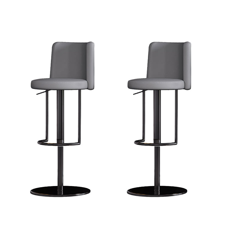 Industrial Adjustable Bar Stool Low Back Counter Bar Stool for Kitchen