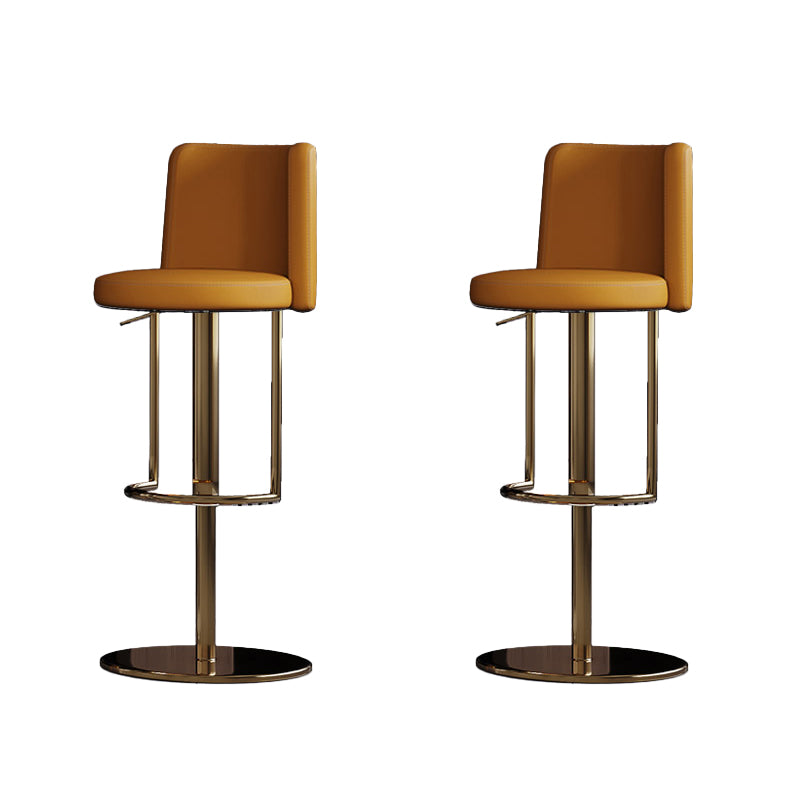 Industrial Adjustable Bar Stool Low Back Counter Bar Stool for Kitchen