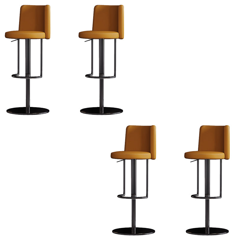 Industrial Adjustable Bar Stool Low Back Counter Bar Stool for Kitchen