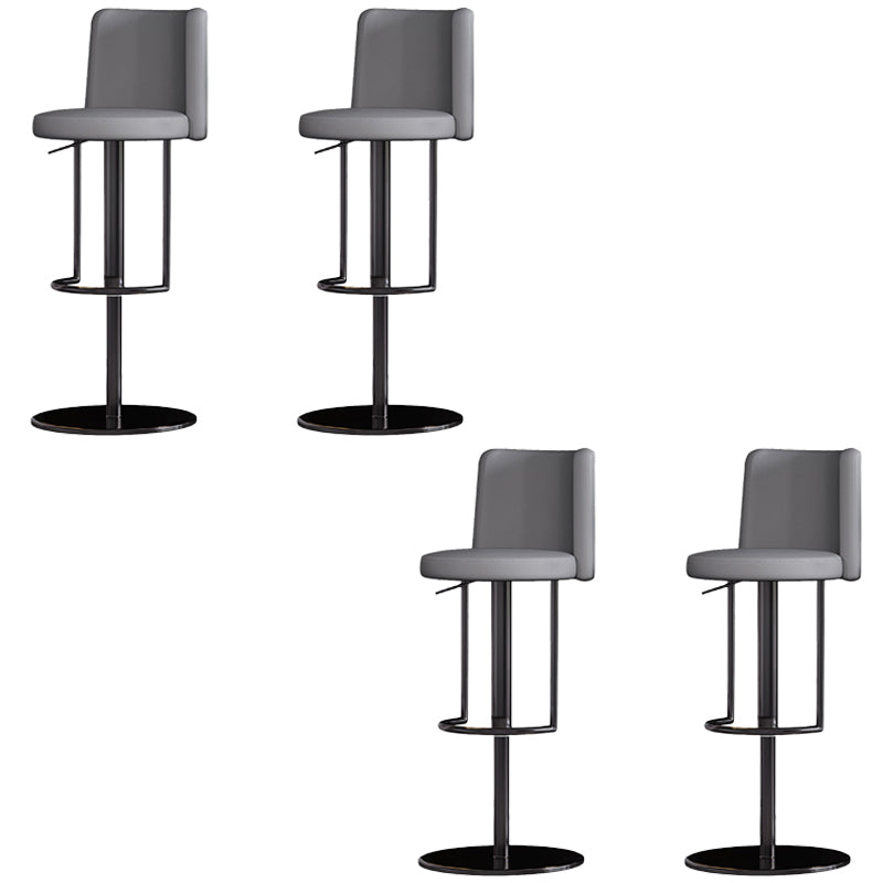 Industrial Adjustable Bar Stool Low Back Counter Bar Stool for Kitchen