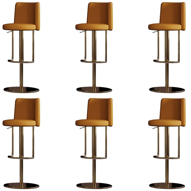 Industrial Adjustable Bar Stool Low Back Counter Bar Stool for Kitchen