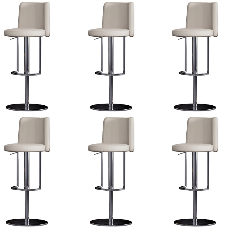 Industrial Adjustable Bar Stool Low Back Counter Bar Stool for Kitchen