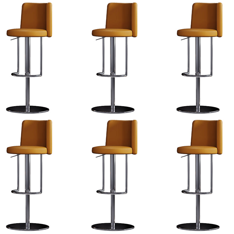 Industrial Adjustable Bar Stool Low Back Counter Bar Stool for Kitchen