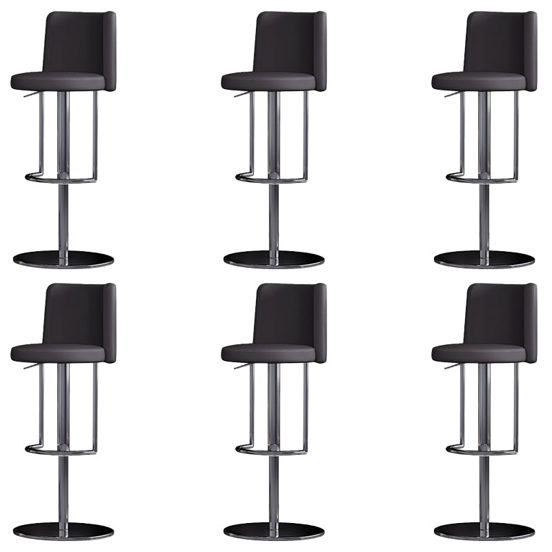 Industrial Adjustable Bar Stool Low Back Counter Bar Stool for Kitchen